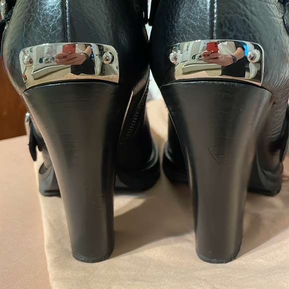 MiuMiu Leather Ankle Boots - Picture 7 of 15